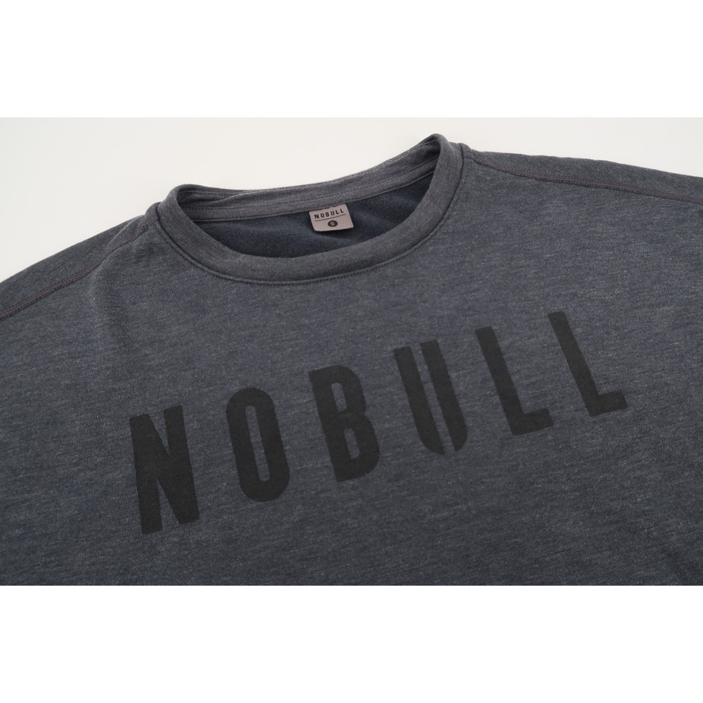 NOBULL Crewneck Performance Sweatshirt Fleece Navy Women's Small‎ Pullover Crew
